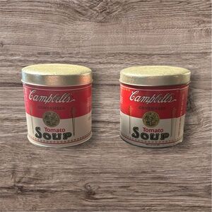 Vintage 1994 Campbell’s Soup Bristolware Tins (Set of 2) – Retro Kitchen Decor
